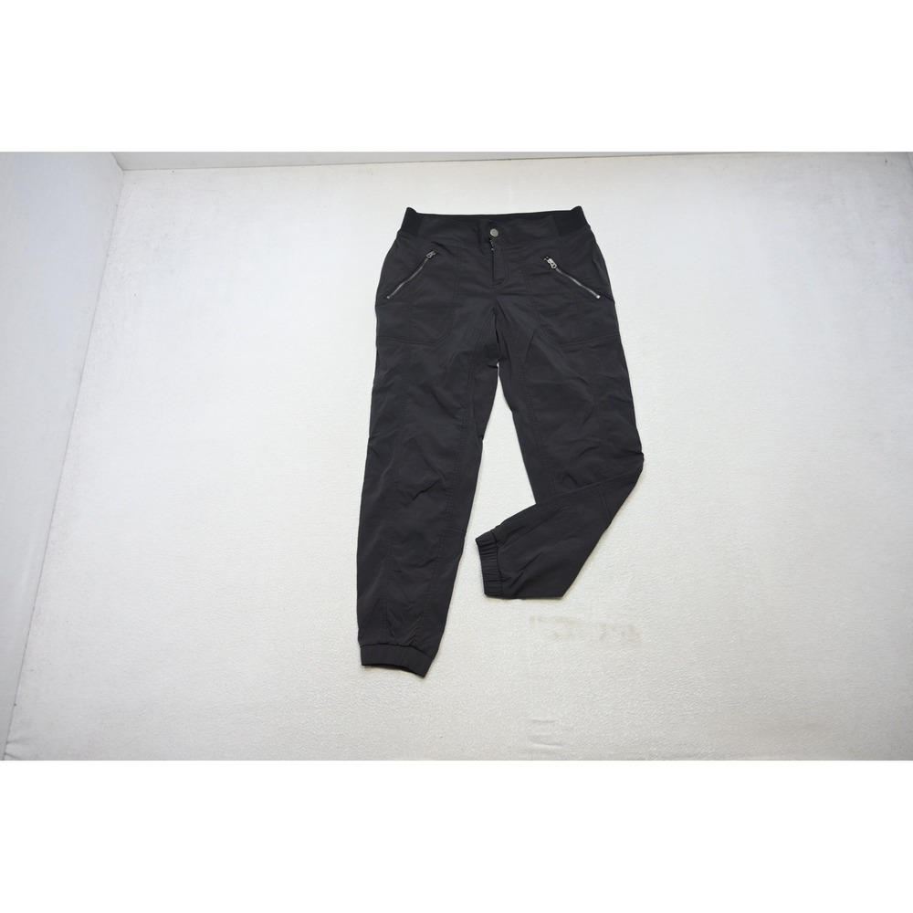 Athleta Trekkie Joggers Womens Size 6 Black Ripstop Hiking Pants Excellent